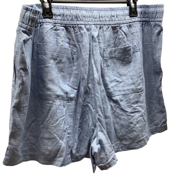 GAP Size XXL Light Blue Denim Waist Tie Shorts. New No Tag. - Picture 3 of 7